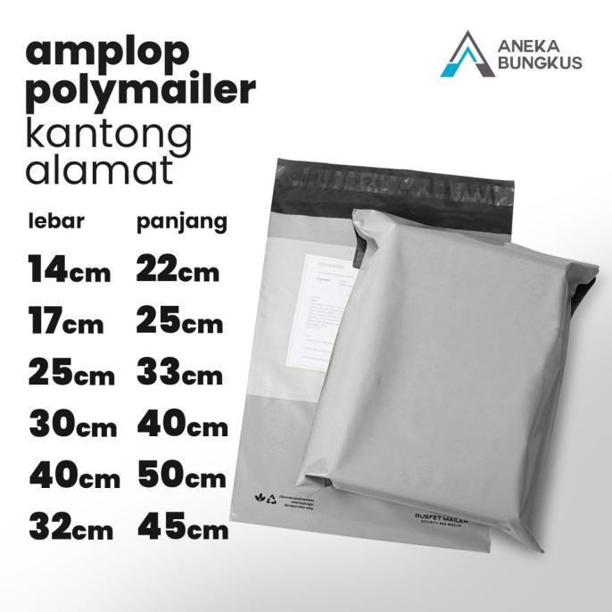 

Plastik Polymailer Kantong Alamat / Polymailer Packaging Online ram06