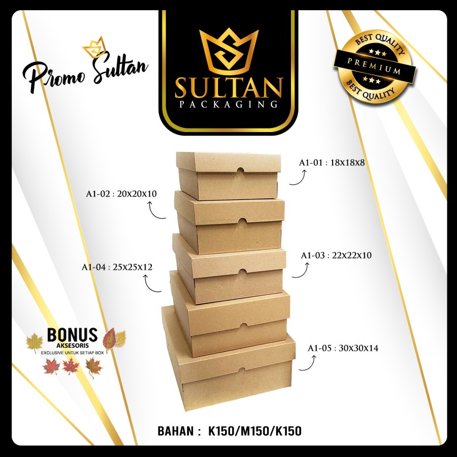 

Cake Kue - Dus Kue - Kotak Makanan Polos - A1-01