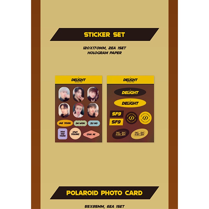 SF9 - 2022 SF9 live fantasy DELIGHT USA TOUR (ALL PACKAGE)