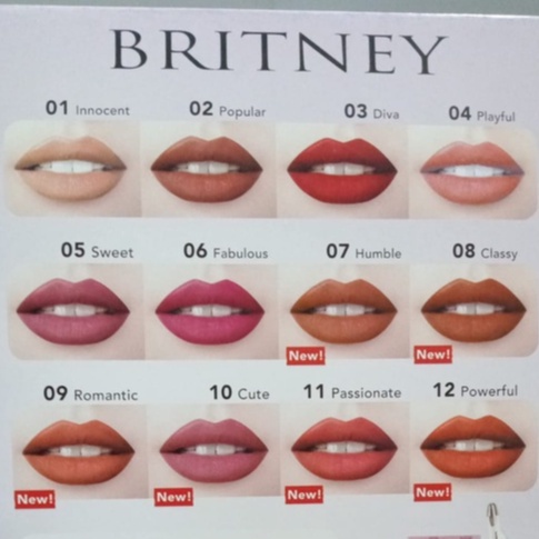 Purbasari Lip Cream Britney