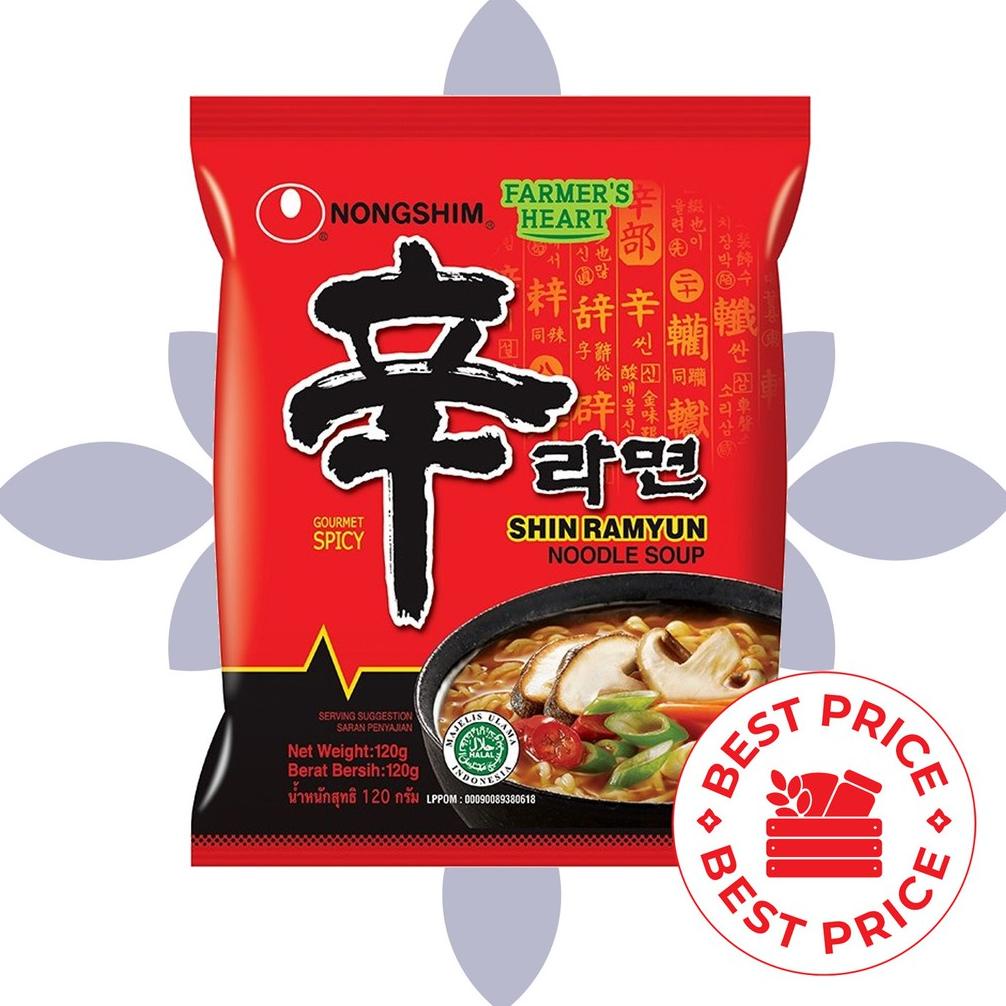 

4.4 Promo >> NONGSHIM - SHIN RAMYUN SPICY GOURMET MUSHROOM - 120 GR (MIE INSTAN KOREA)