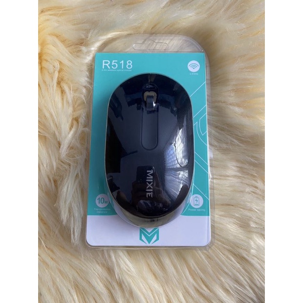 Mouse Wireless Optical USB 2.4Ghz Distance 10m - R518