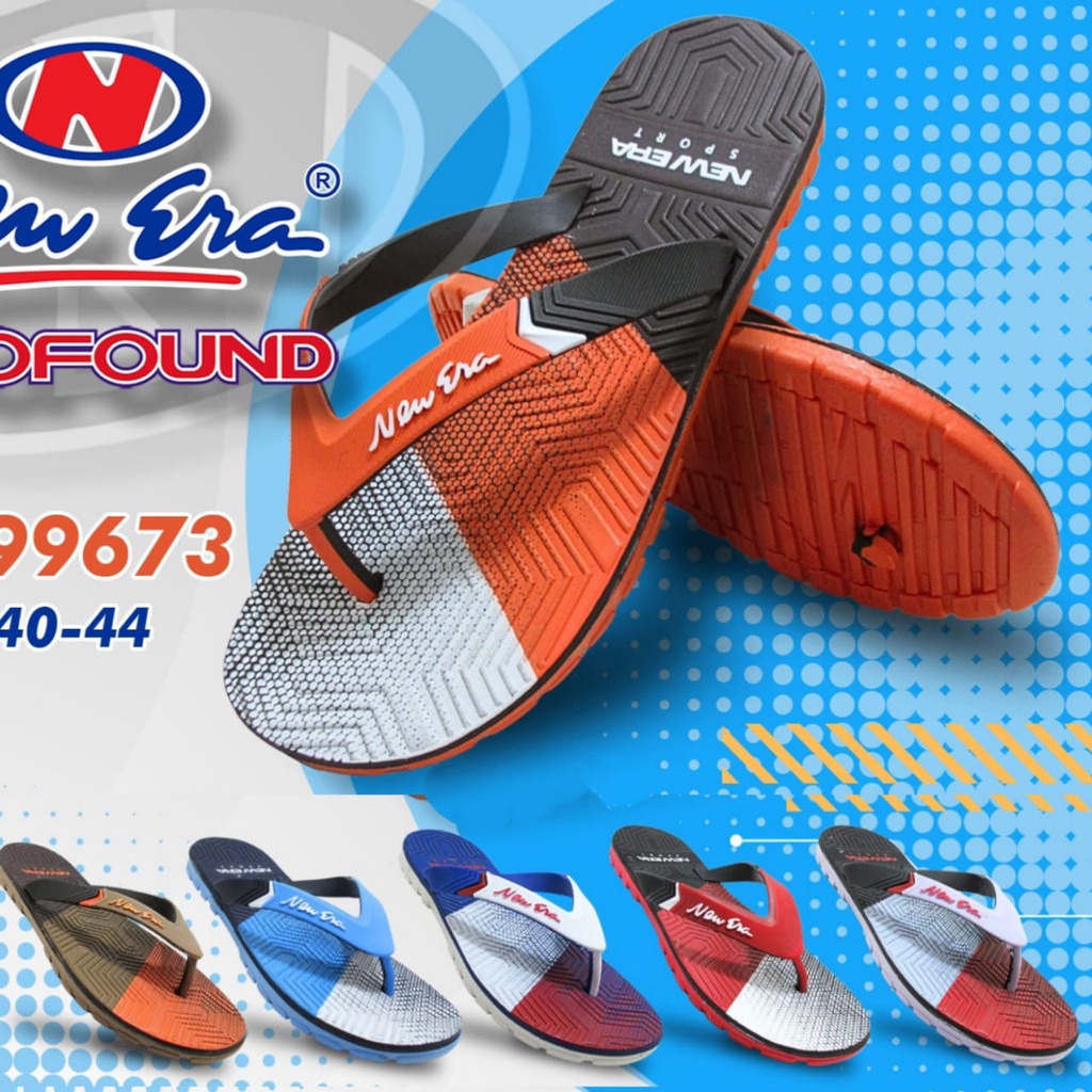 gof NEW ERA MB 99673 PELANGI SANDAL PRIA Sandal Karet Pria Distro Casual Sandal Pria Keren Terbaru murah berkualitas empuk nyaman viral