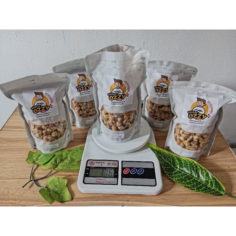 

2Xbtygneal Sakha Snack ) Makanan Ringan Kacang Bandung Tepung Original 175 Gram Mister Ozzy Snack