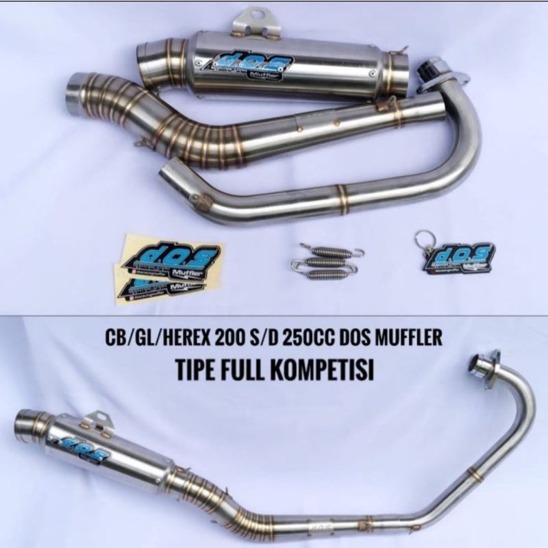 KNALPOT DOS MUFFLER CB / GL KOMPETISI