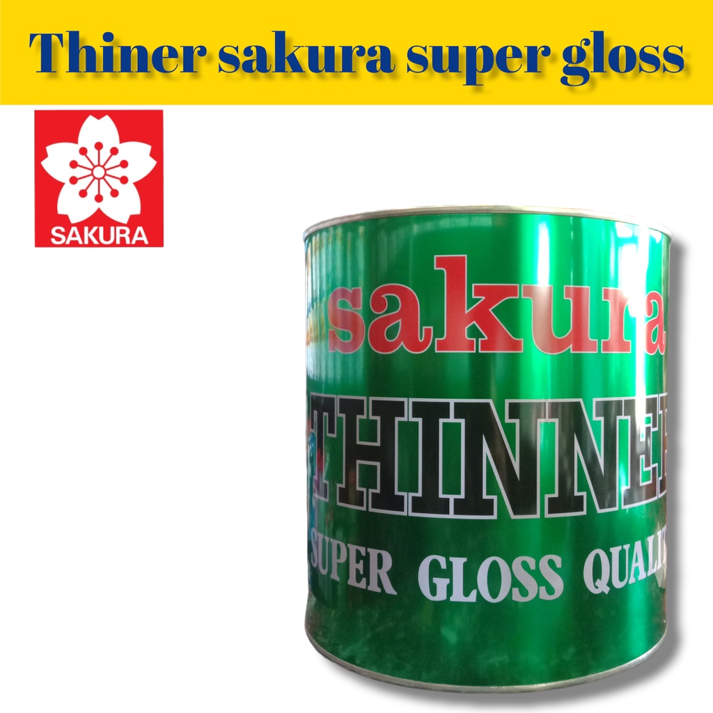 THINER PENGENCER CAT MINYAK CAT SAKURA 1 GALON