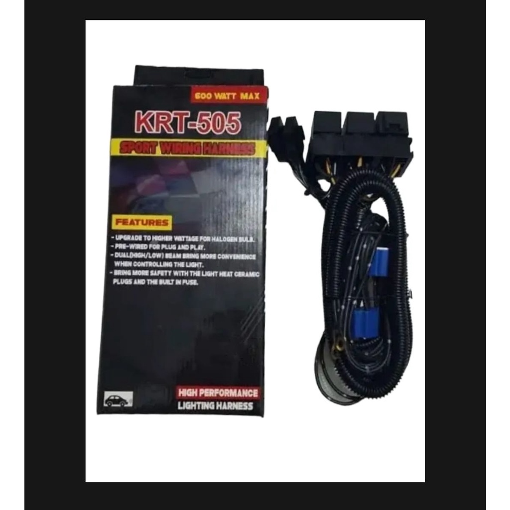 Kabel Set 3 Relay Lampu Mobil Type H4 BOSCH