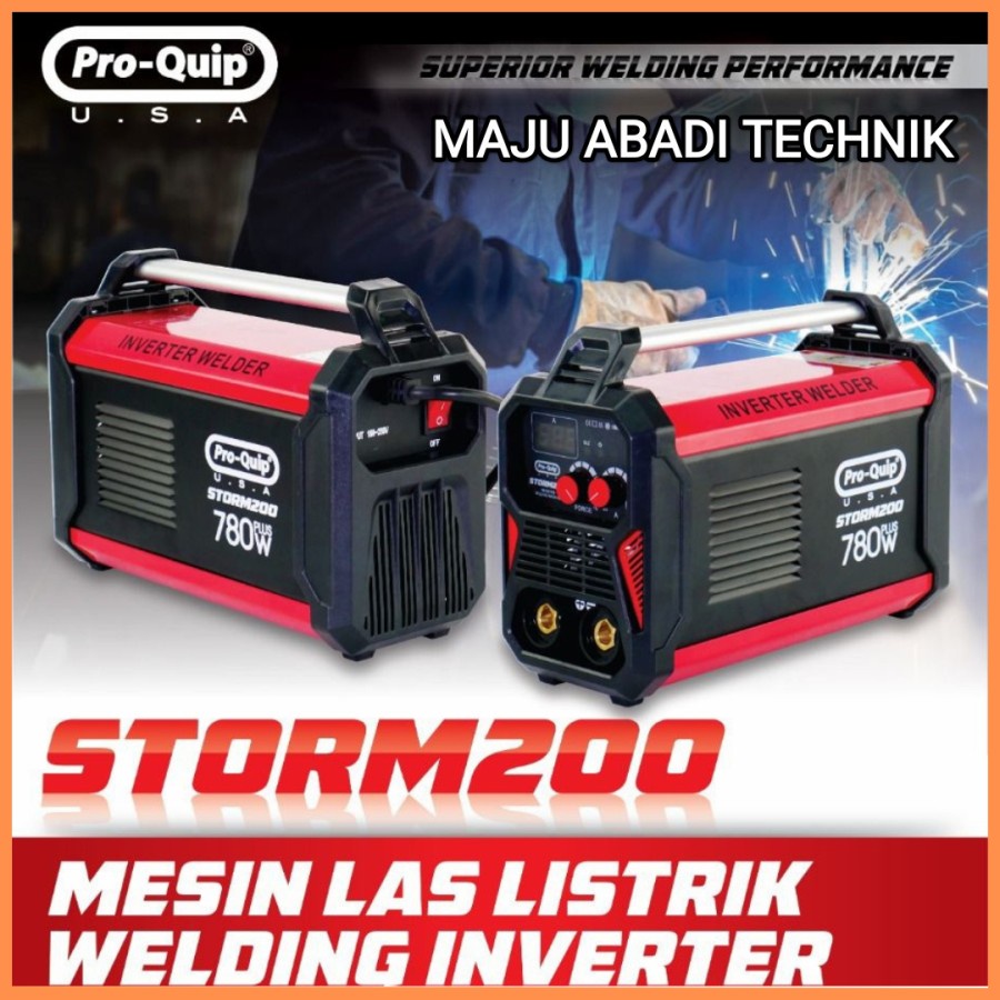 Mesin Las Listrik Inventer Welding Pro-Quip STOREM200