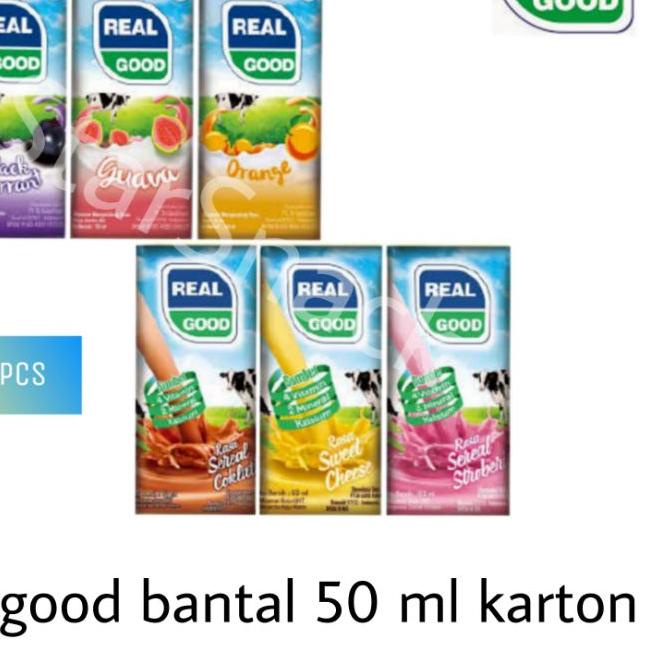 

✰ Real Good Bantal karton 50ml isi 48pc ☎