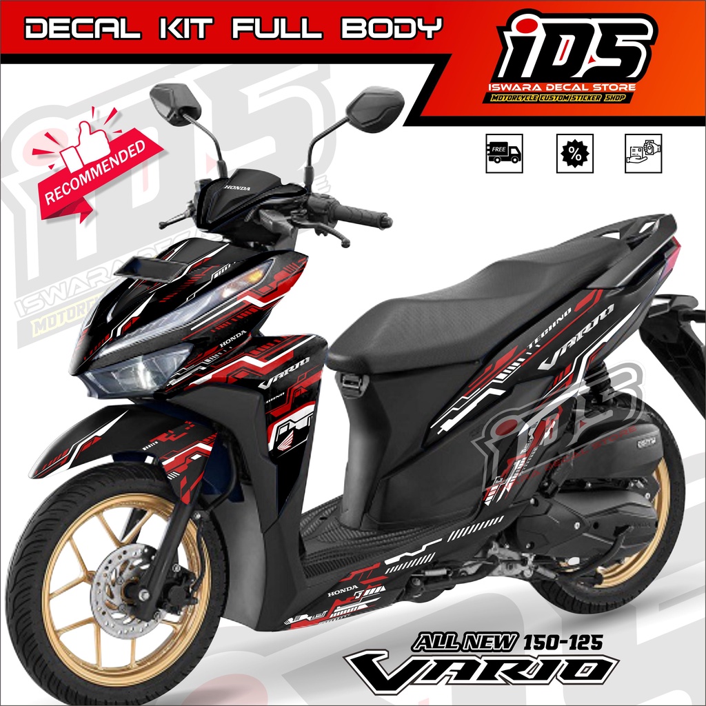 Stiker Vario 150 New Decal Vario 125 New Striping Vario 125 New decal Vario 150 Full Body 2021 Hitec