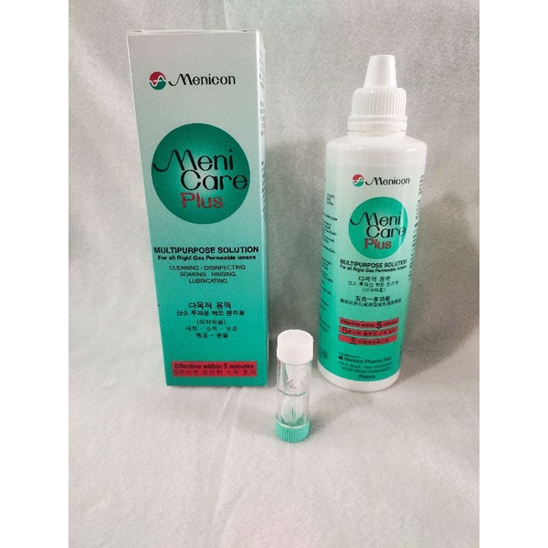 Multipurpose Solution menicare plus untuk lensa RGP/hard softlens/250 ml