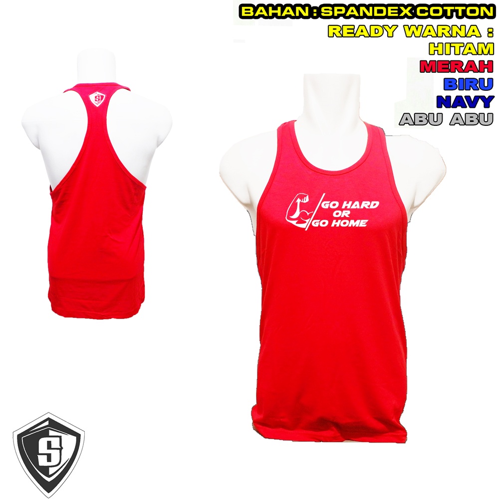 Singlet Fitnes stinger fitness Go Hard or go home