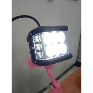 LAMPU TEMBAK / LAMPU SOROT 6 MATA LED BESAR JUMBO PLUS STROBOO/FLASH/KEDIP KIRI KANAN DAN LAMPU SENJA SUPER TERANG