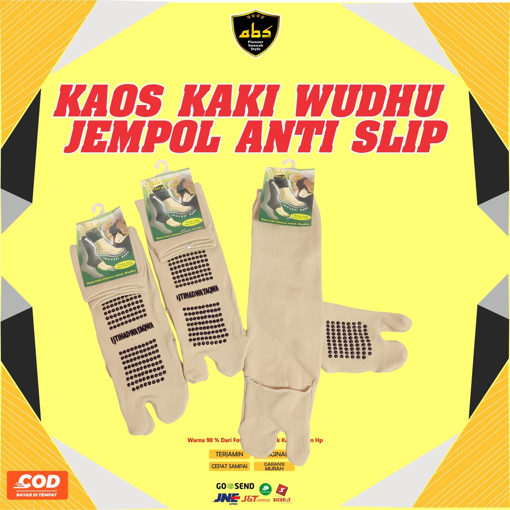 Kaos Kaki Wudhu Jempol Anti Slip Ijtihad Kaos Kaki Wanita Perlengkapan Haji Umroh Kaos Kaki Perempuan Muslimah