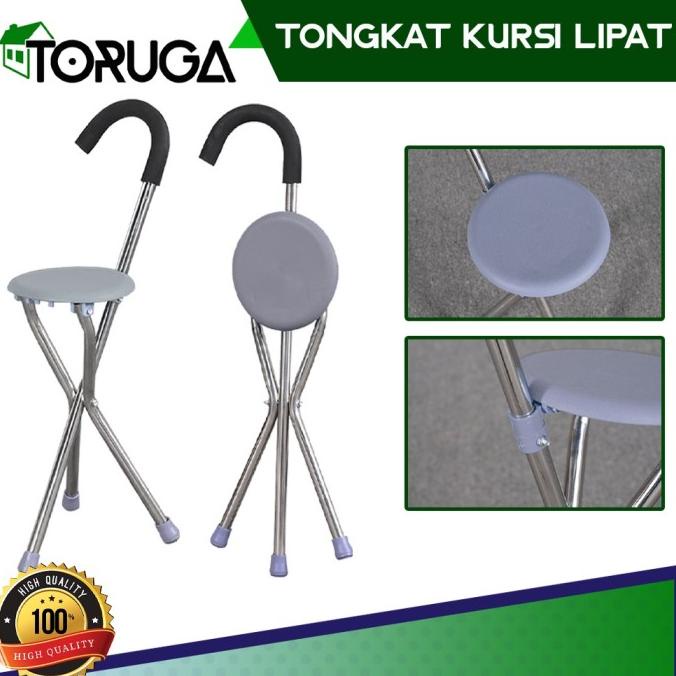 Tongkat Duduk / Tongkat Jalan Dudukan / Tongkat Bantu Jalan / Alat