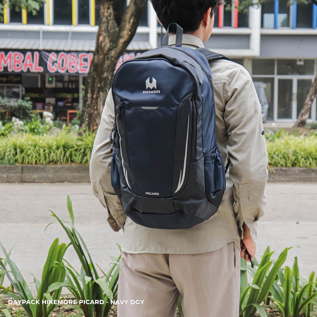 Tas Ransel Backpack Laptop Pria Hikemore Picard Terbaru Original