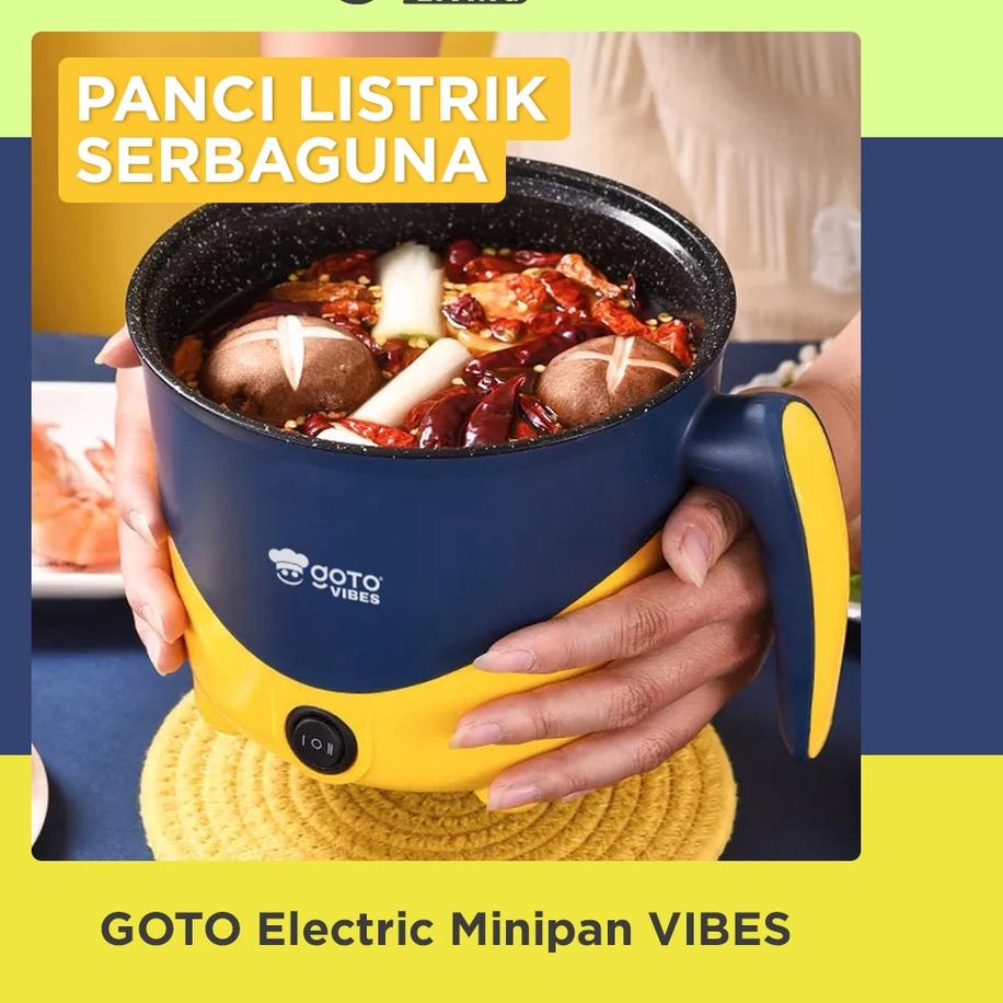 ❁ Goto Vibes Electric Pan Panci Listrik Elektrik Serbaguna Multifungsi ❅