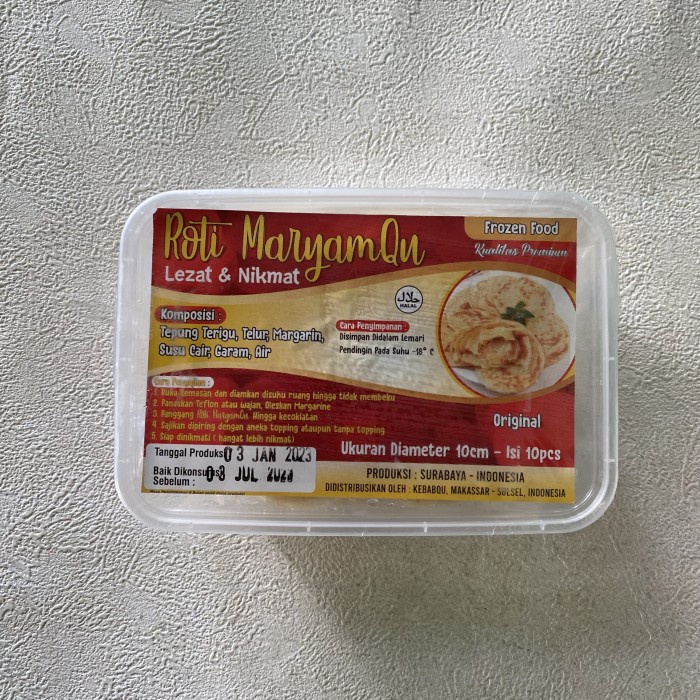 

Roti maryam isi 10