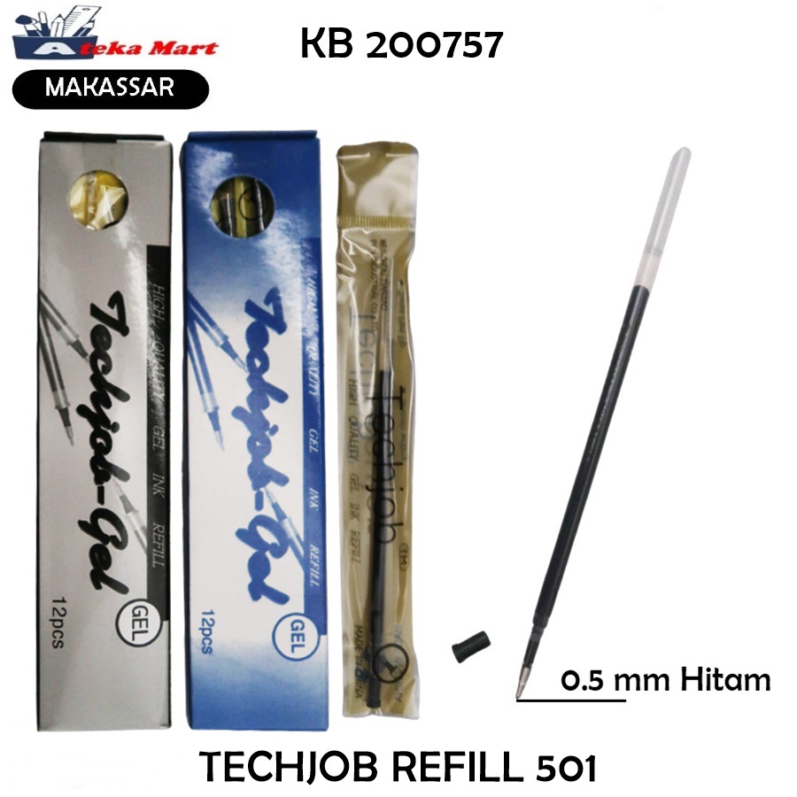 

[BOX/12PCS] TECHJOB REFILL GEL PEN TZ-501