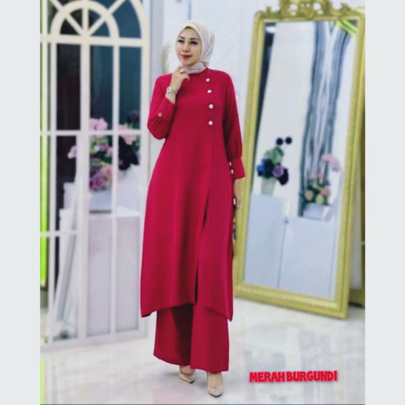 setlong tunik premium/setcel long tunik krinkel premium