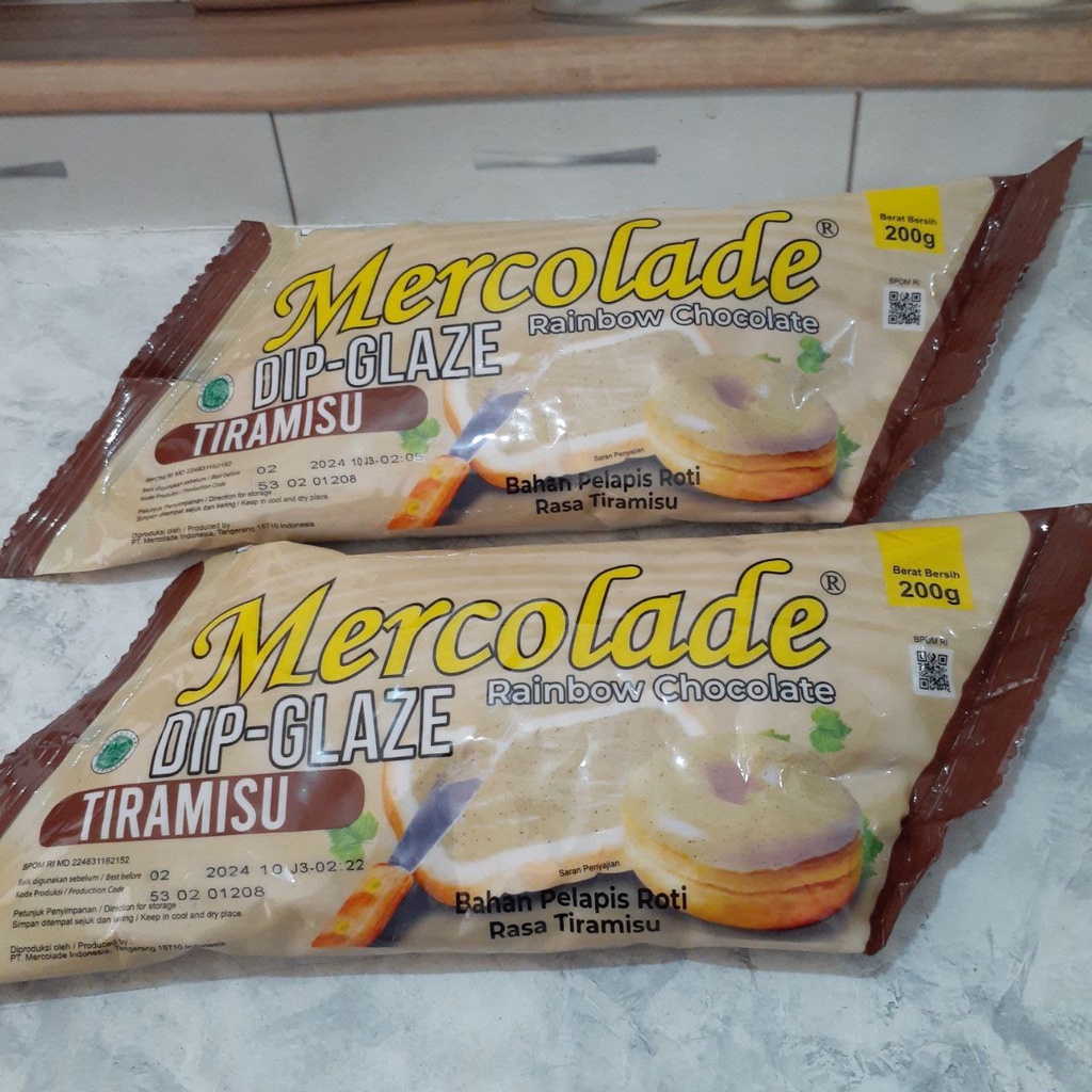

Coklat Glazing Mercolade Rainbow Chocolate Dip Glaze 200g