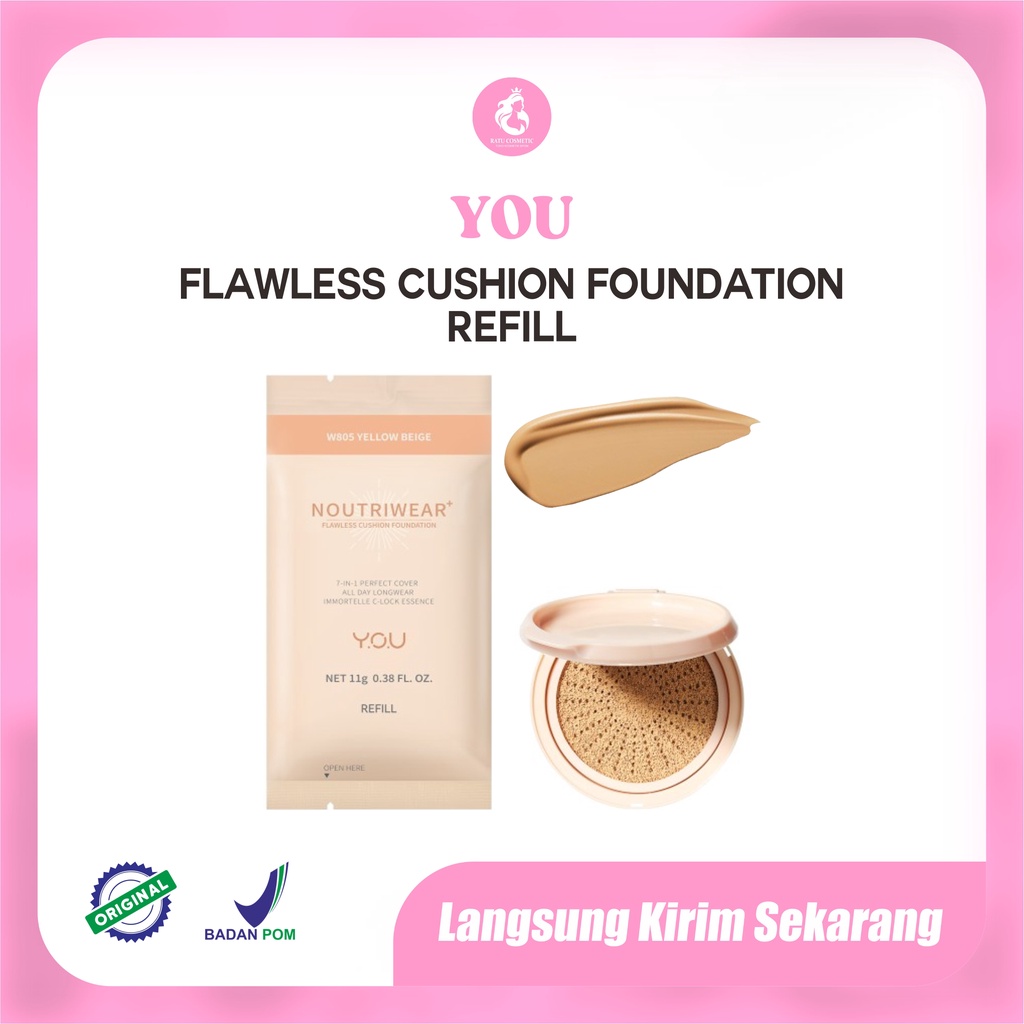 YOU  NOUTRIWEAR SERIES LENGKAP | FOUNDATION | CUSHION | CONSEALER | LOOSE POWDER | FACE MIST