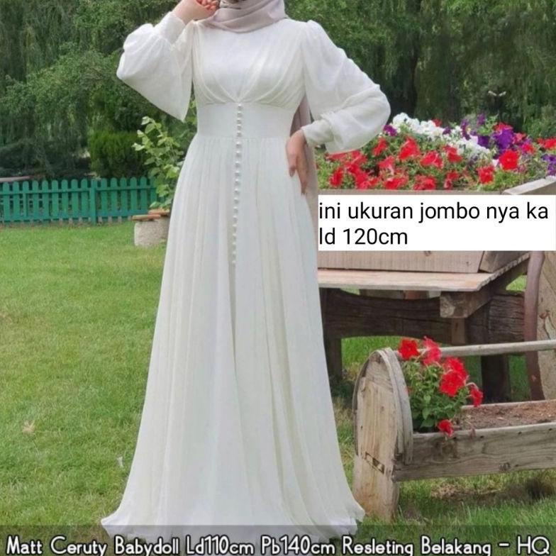 Baju Lebaran 2022 Yasmine Dress Jumbo Ld 120Cm Baju Kondangan Dres Muslim Wanita Gamis Pesta Mewah Elegan Terbaru Baju Lebaran Muslim Kekinian Murah