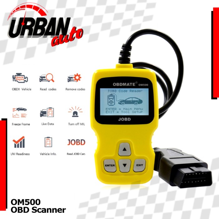 Scanner Om500 Scanner Mobil Obd2 Obdmate Jobd Obd Mate Diagnostic Ecu