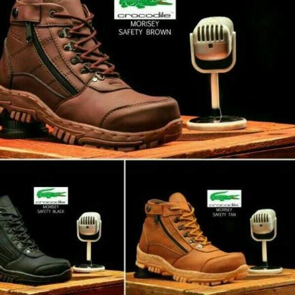 ♞ CROCODILE sepatu gunung pria boots crocodile morisey safety original handmade ✬