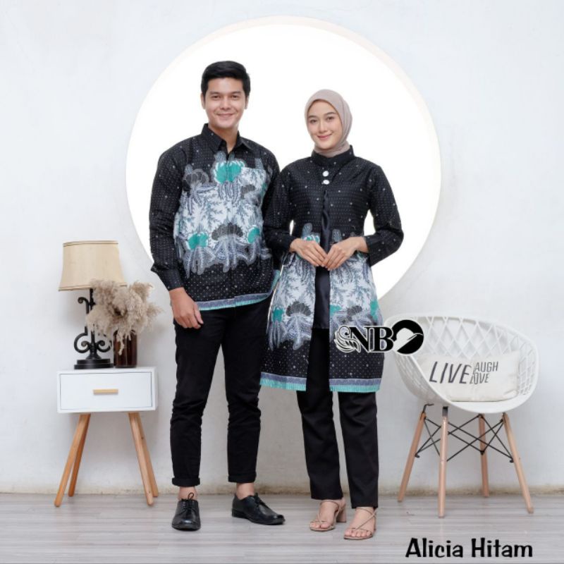 NEW ALICIA COUPLE BEST SELLER COUPLE BATIK MOTIF TERBARU