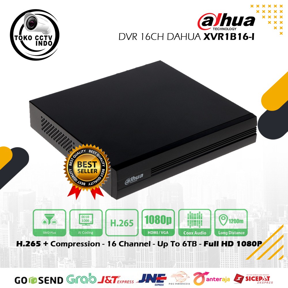 DVR 16CH Dahua Cooper 2mp