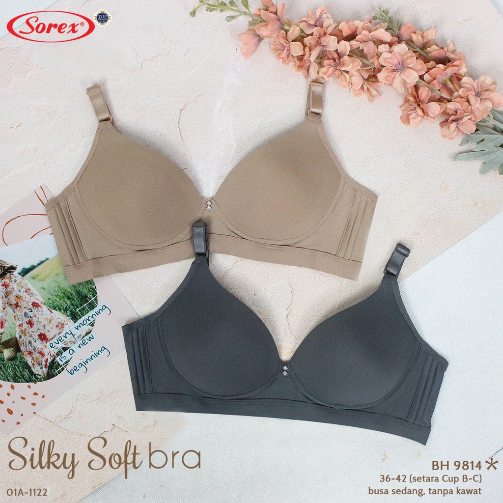 BRA BH TANPA KAWAT Basic BIG CUP 9814 SOREX