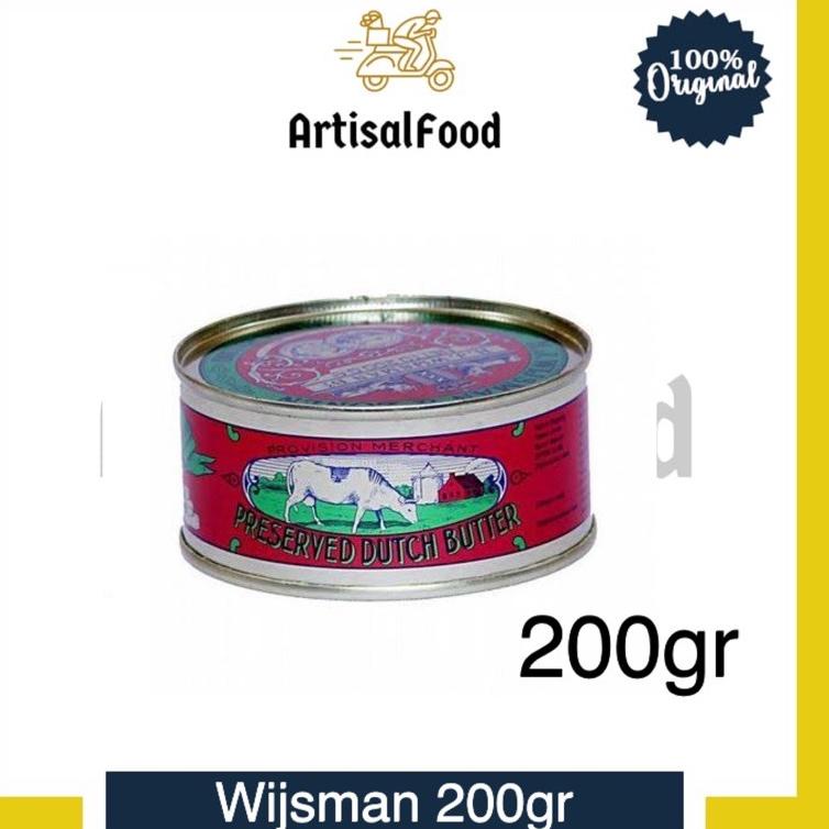 

✩ Wijsman Wisman Wisjman Butter Mentega Roombutter 200 gr KALENG 200gr ♠