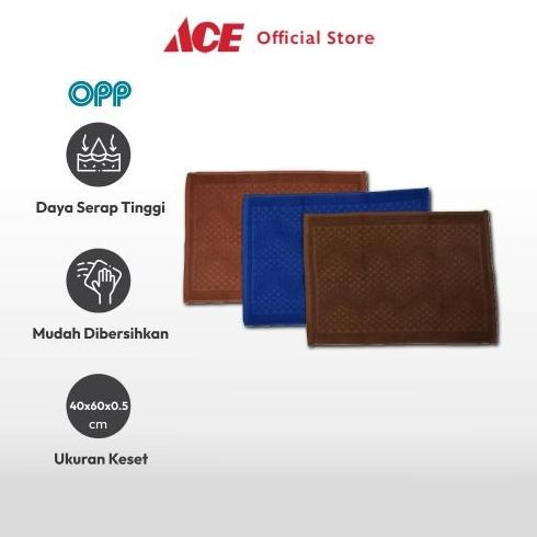 ACE - Opp 40x60 Cm Set 3 Pcs Keset Kamar Mandi