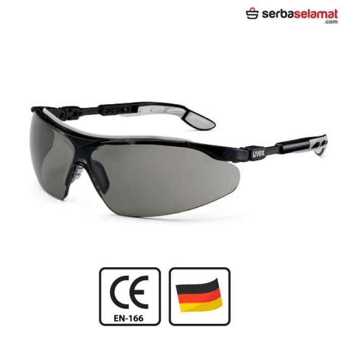 Uvex Safety Glass Ivo Black Gray 9160076