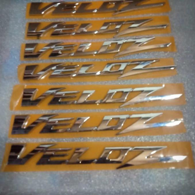 emblem tulisan veloz asli original bawaan mobil new Avanza Veloz