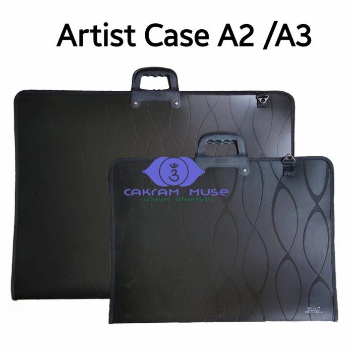 

DISKON SHOPEE/ V-Tec Artist Case / Drawing Bag A3 / Tas Dokumen, Buku, Kertas Gambar