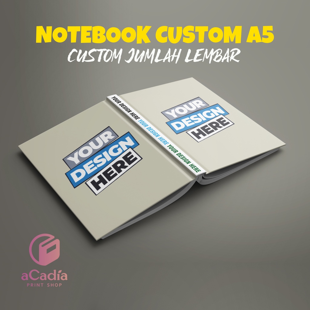 

[ CUSTOM LEMBAR A5 ] Notebook Custom A5 Hardcover