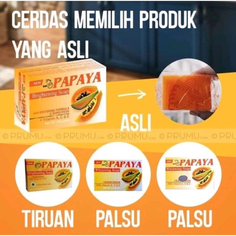 RDL SABUN PAPAYA ORIGINAL 100%