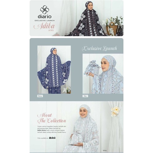 Adiba Mukena Series Syakila Series Mukena Zarina Mukena Ghania Mukena Diario Nagita