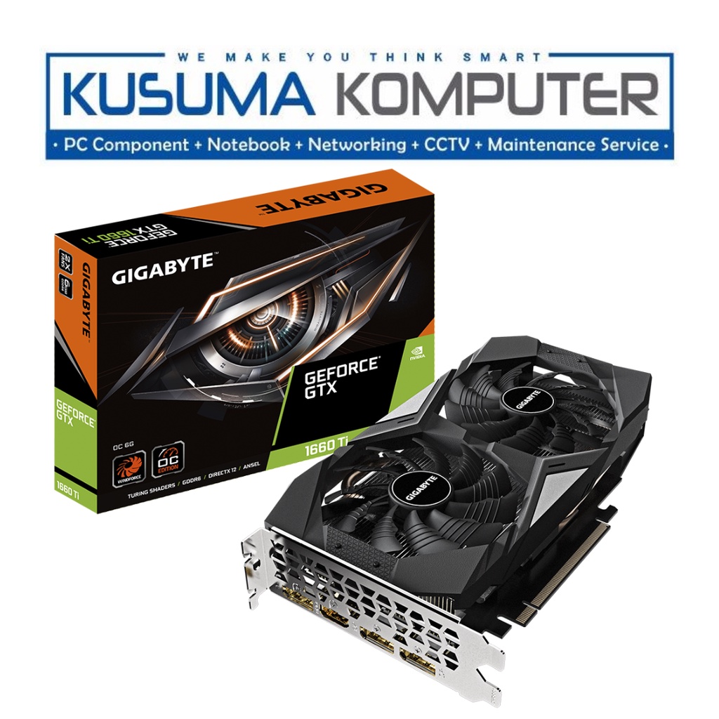 Gigabyte GeForce GTX 1660 Ti OC 6GB GDDR6 GV-N166TOC-6GD