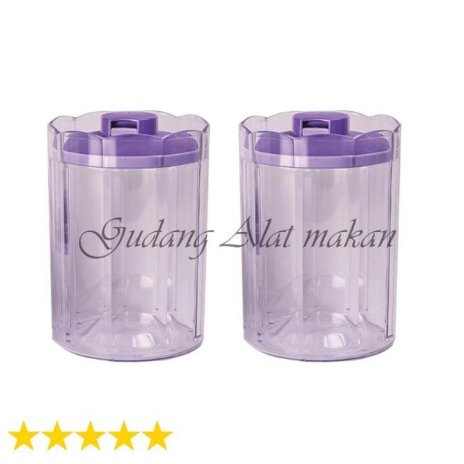 Tupperware Advanced Counterpart 1.3L Ungu 2Pcs Toples Kue Mewah Daryantishop_