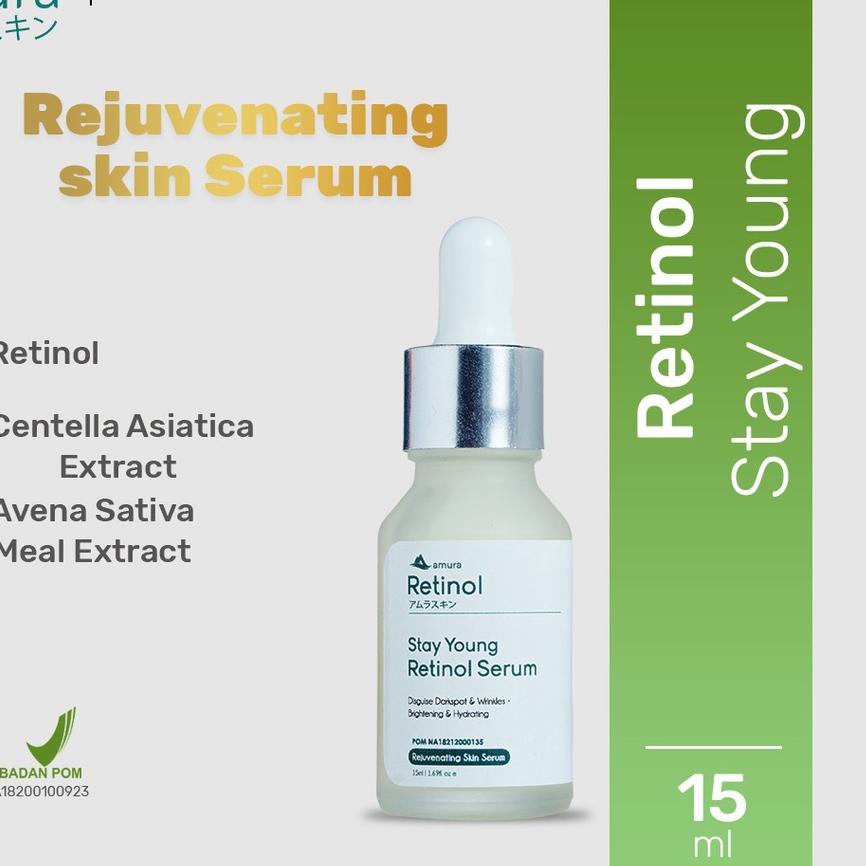 ✭ Amura Retinol Serum - Meregenerasi Kulit ۞