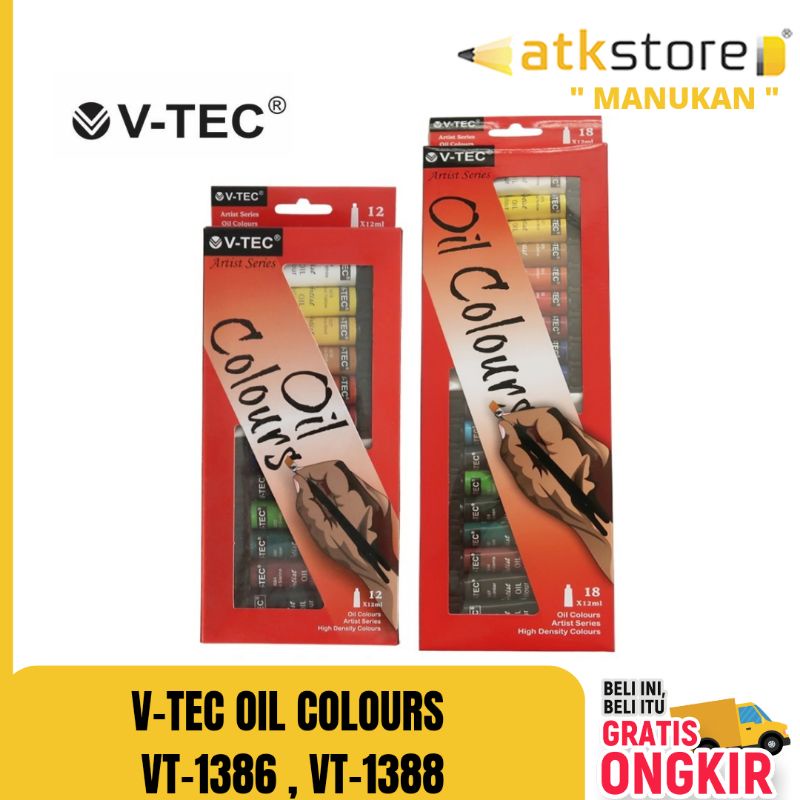 

CAT MINYAK V-TEC OIL COLOR VT-1386 VT-1388