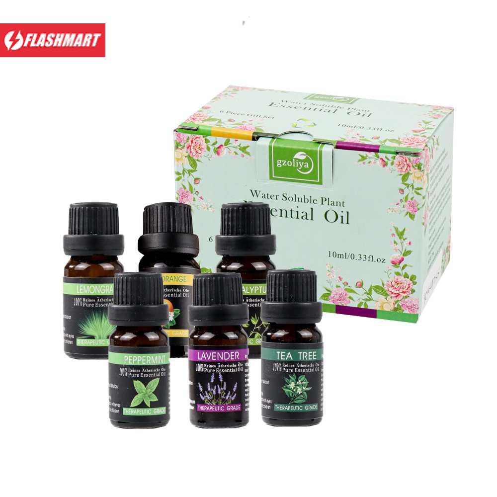 Flashmart Essential Oils Minyak Aromatherapy Diffusers 10ml 6 PCS - YLS20