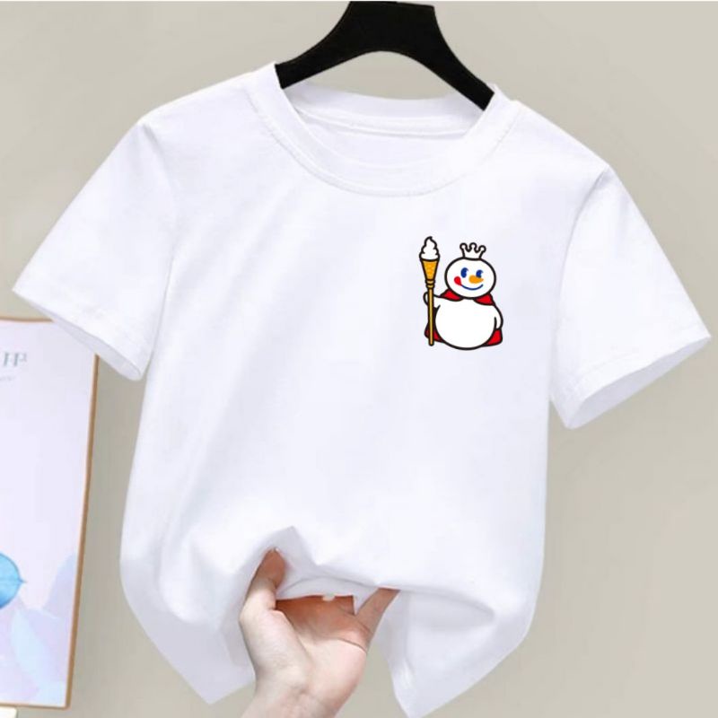 Kaos Anak Cowok/Cewek Mixue Baju Anak Lengan Pendek Kaos Distro Anak Laki Laki Kaos Oblong Anak Anak