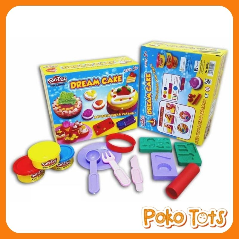 Fun-Doh Dream Cake Mainan Anak Play Doh Fun Doh