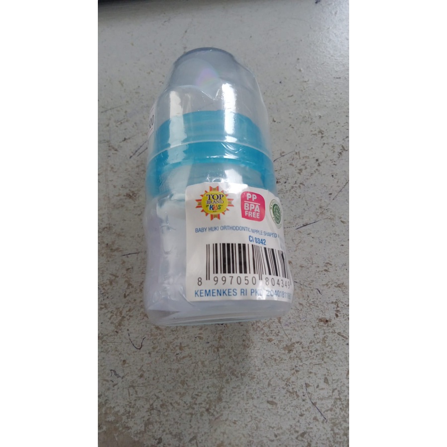 Baby Huki Orthodontic Nipple Shaped PP Bottle  Polos 60 ML