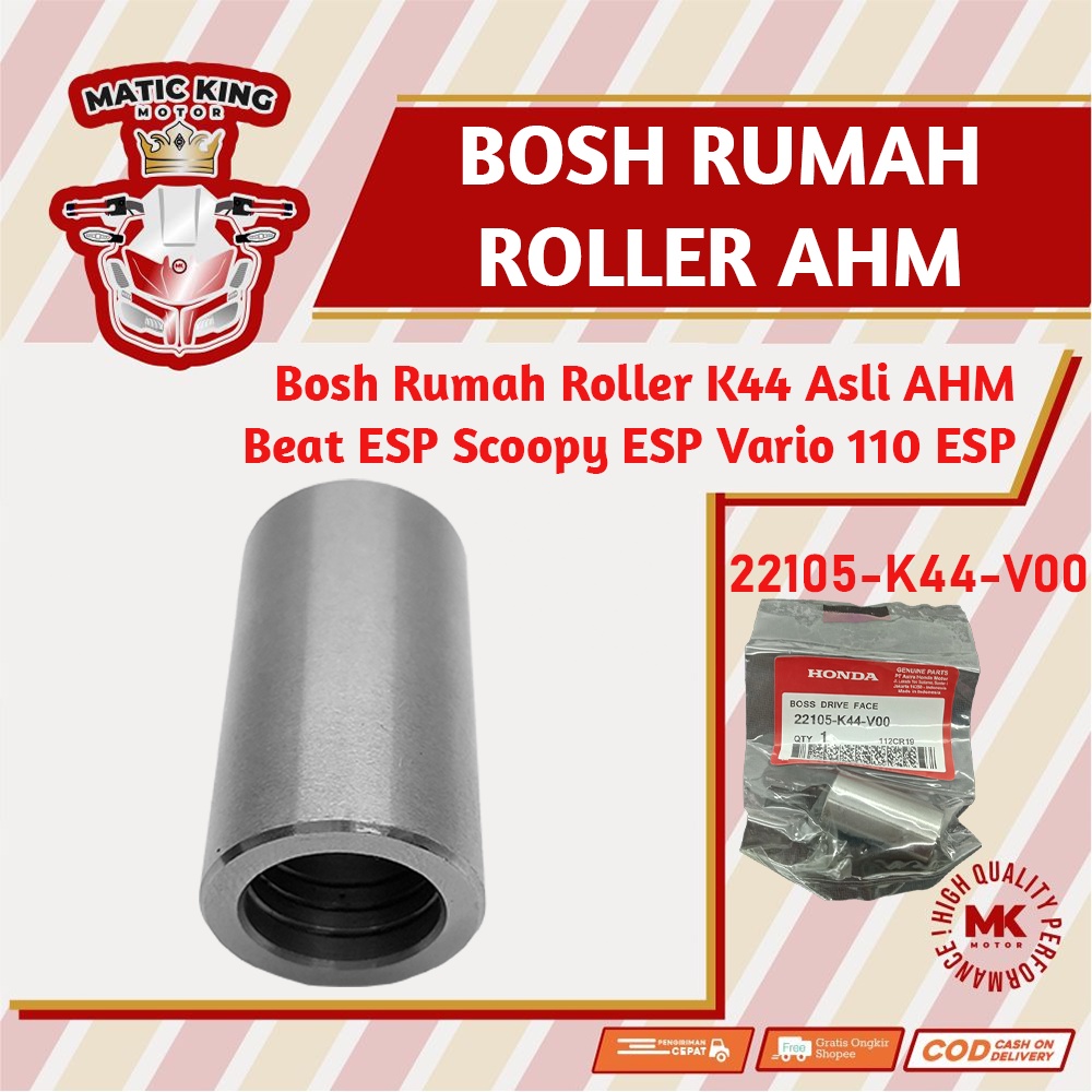 Boss rumah roller Honda Beat Scoopy Vario 110 Fi ESP K44 22105-K44-V00 asli AHM