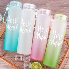 BOTOL HELLO MASTER] tempat minum botol minum Hello Master botol 480ml - kaca